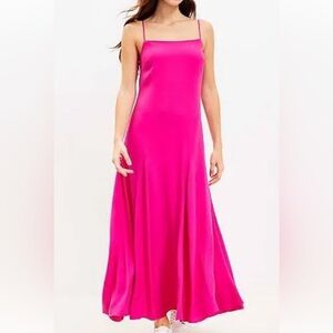 Pink maxi dress